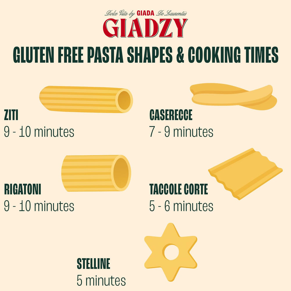 Giadzy Italian-made pasta ideal for comforting weeknight plates.