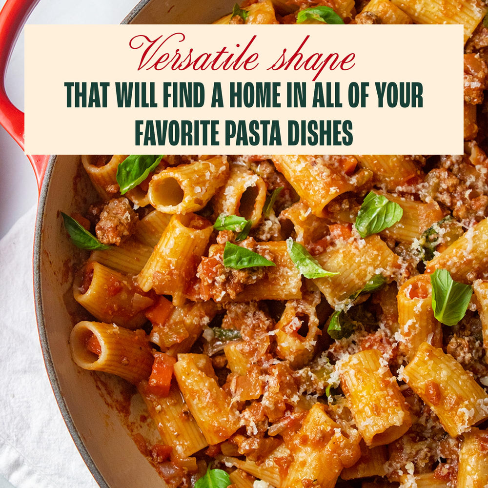 Giadzy Mezzi Rigatoni Non-GMO ingredients for a wholesome meal.
