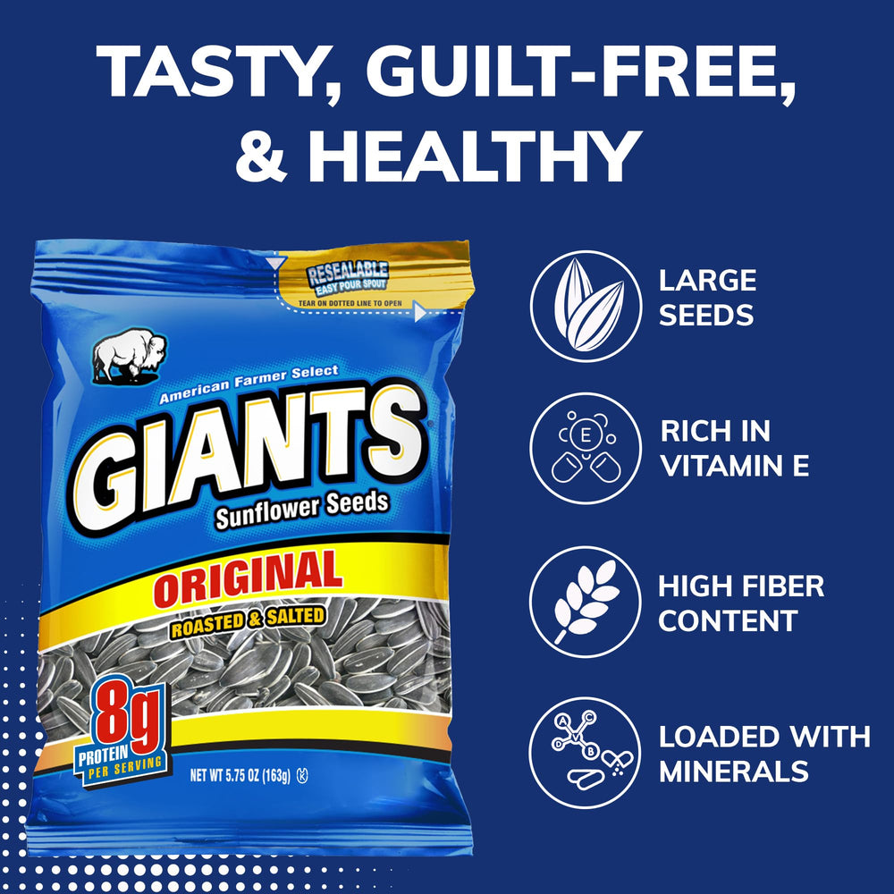 GIANTS Original Sunflower Seeds bulk-pack shows value for families and teams.
