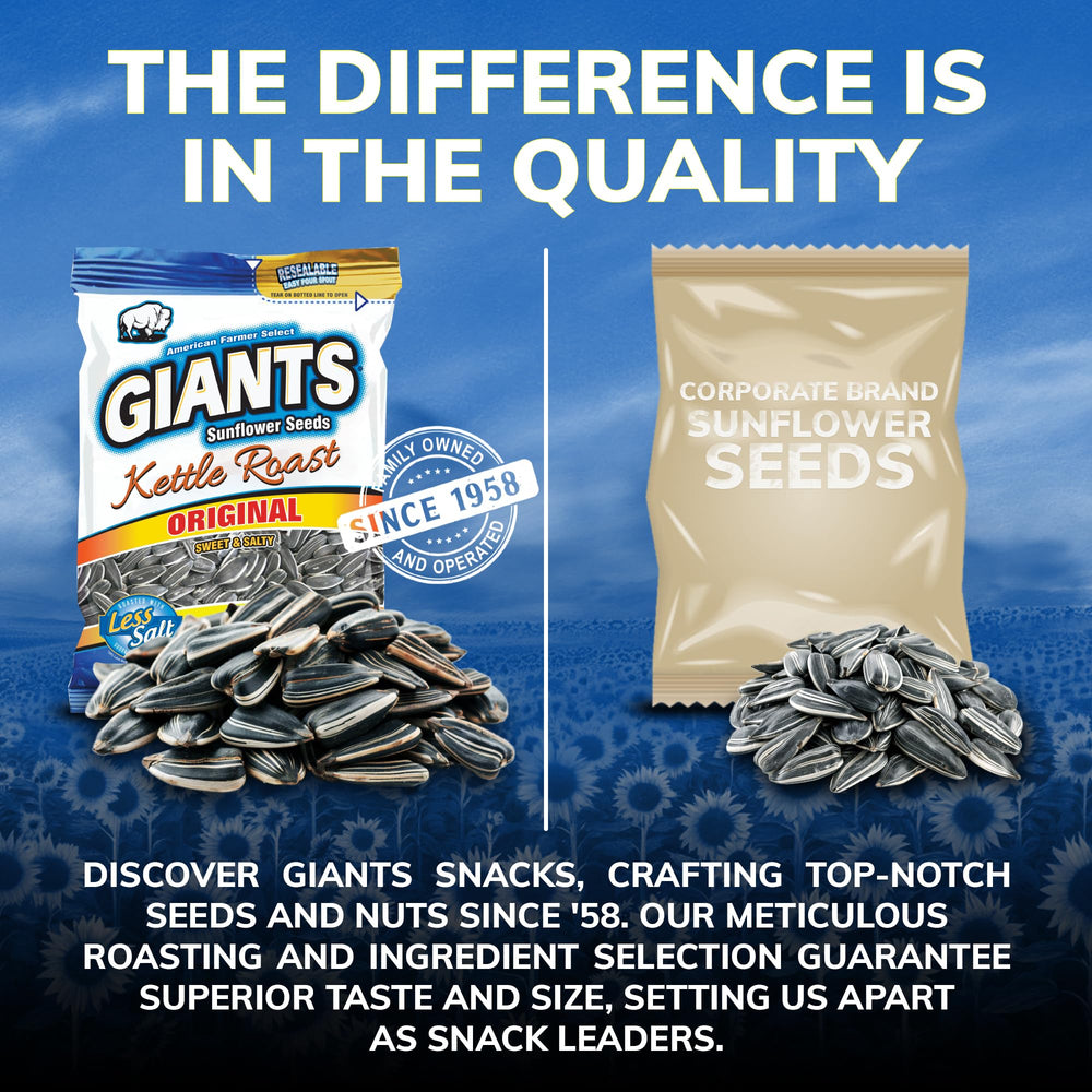 GIANTS Sweet & Salty flavor with crunch and aroma for snack time