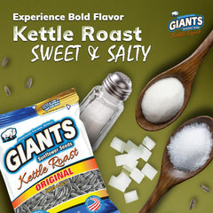 GIANTS Sunflower Seeds in a snack bowl showcasing big seeds and flavor