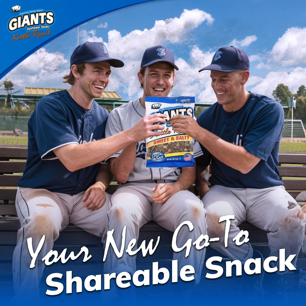 GIANTS 3-pack of 5 oz bags for pantry or lunchboxes