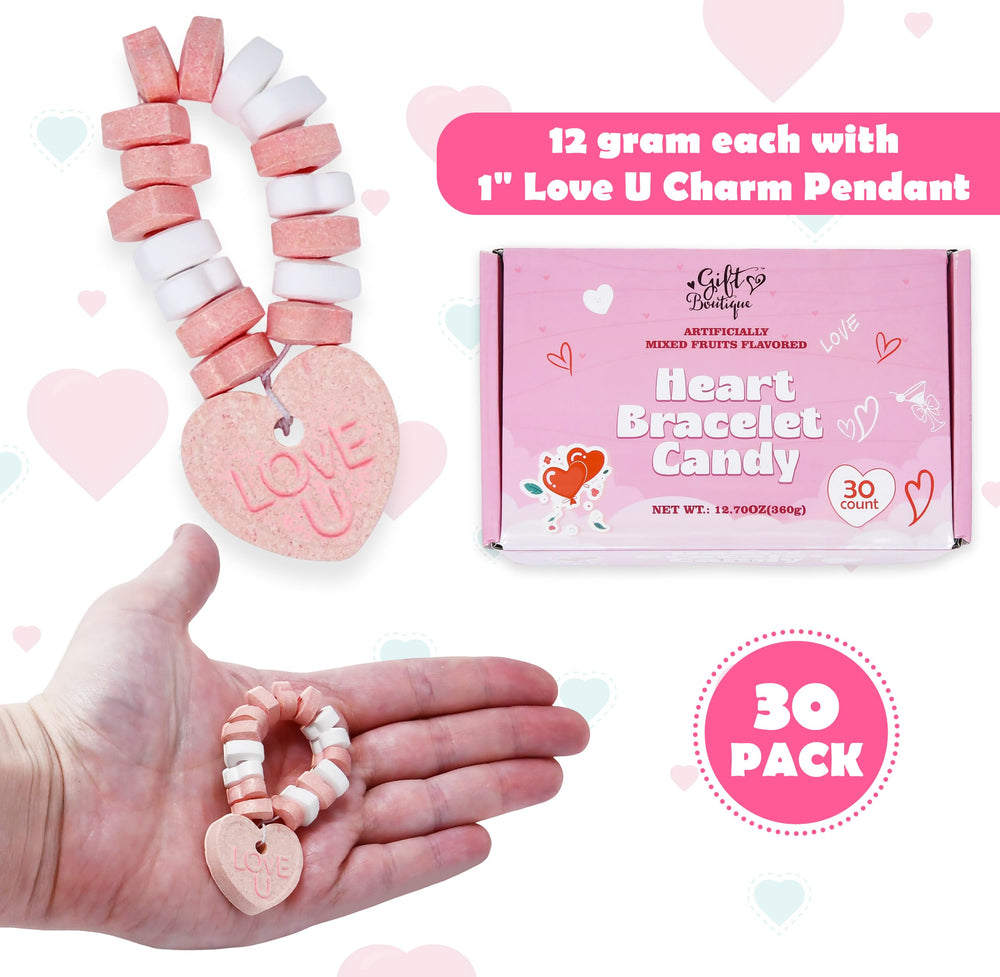 Gift Boutique 30-pack candy bracelets convenient individually wrapped treats for parties