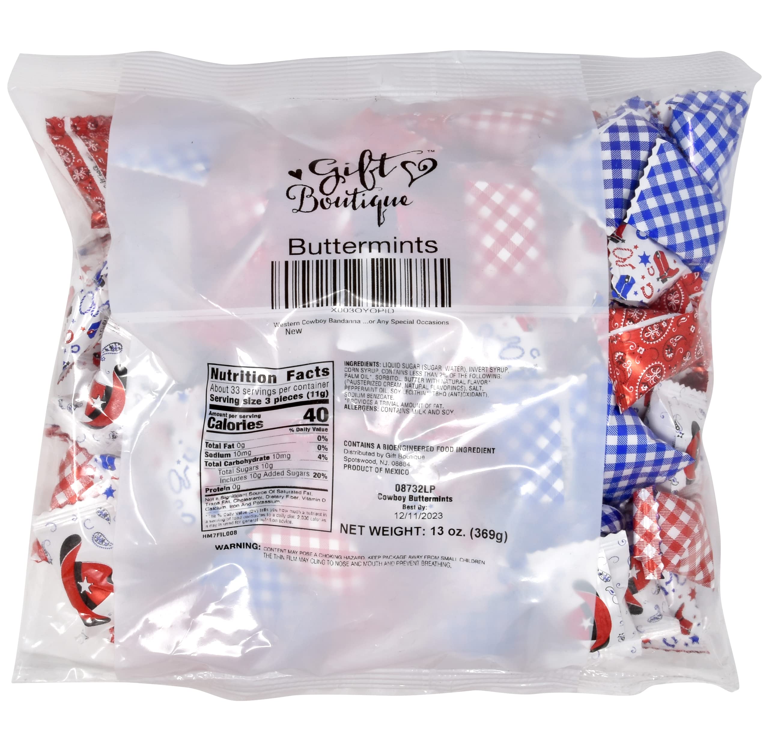 Creamy butter mint close-up from Gift Boutique, smooth texture for coffee and desserts.
