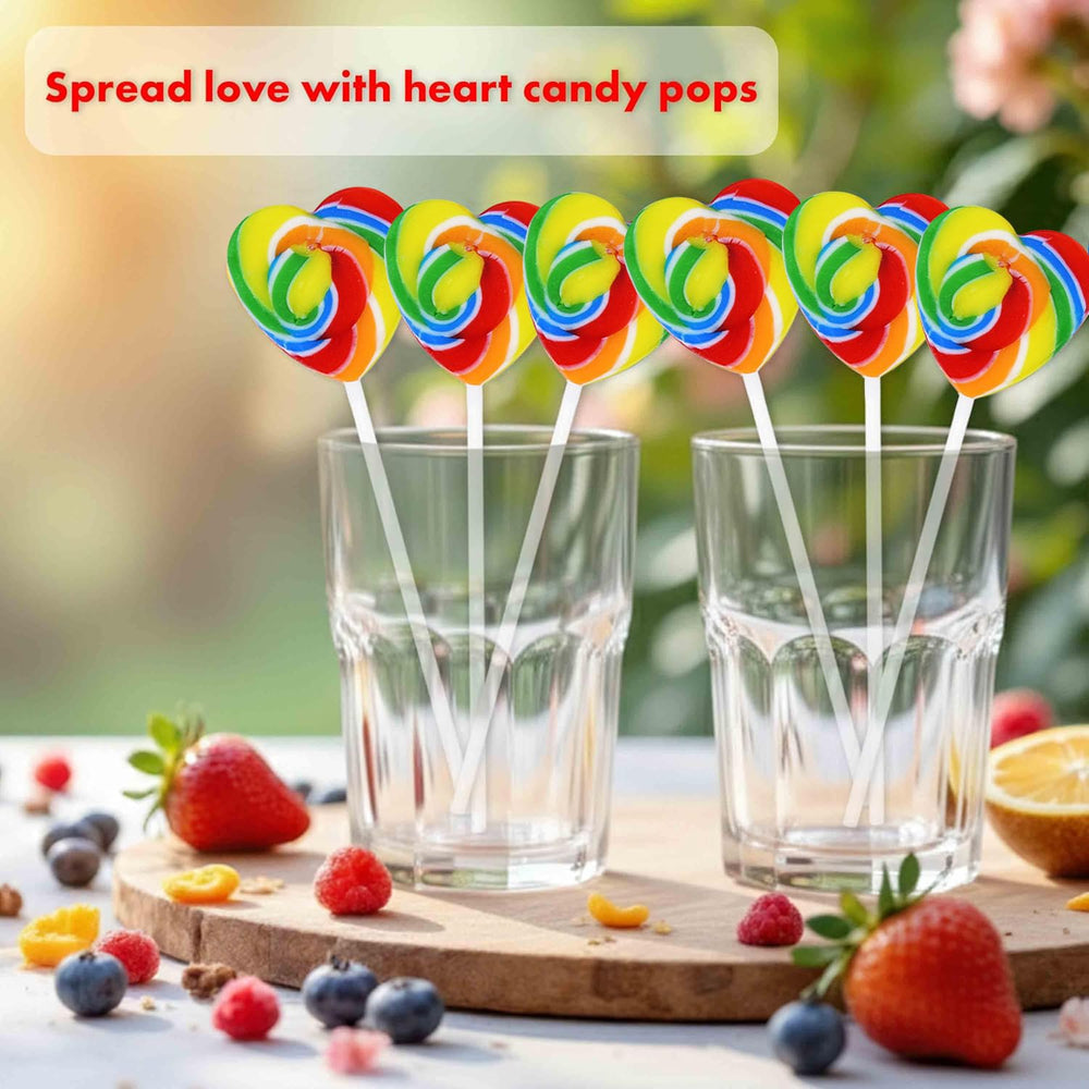 Gift Boutique hard candy hearts with food grade sticks for safe snacks