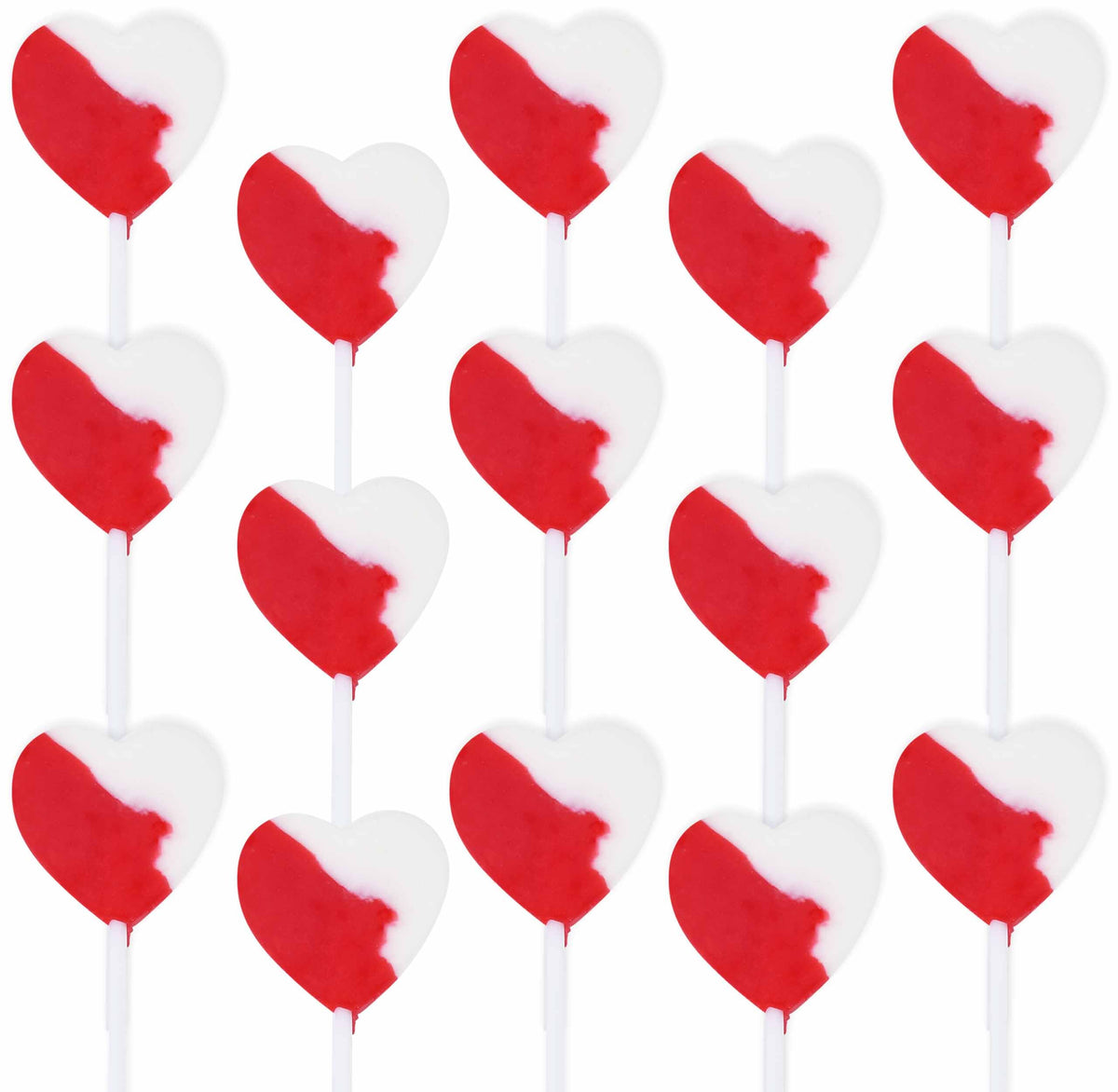 Gift Boutique strawberry and cream heart lollipops packaging, ideal for gifting and party favors.