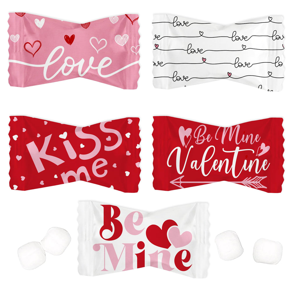 Gift Boutique Valentine's Love Butter Mints pack front for a festive candy buffet