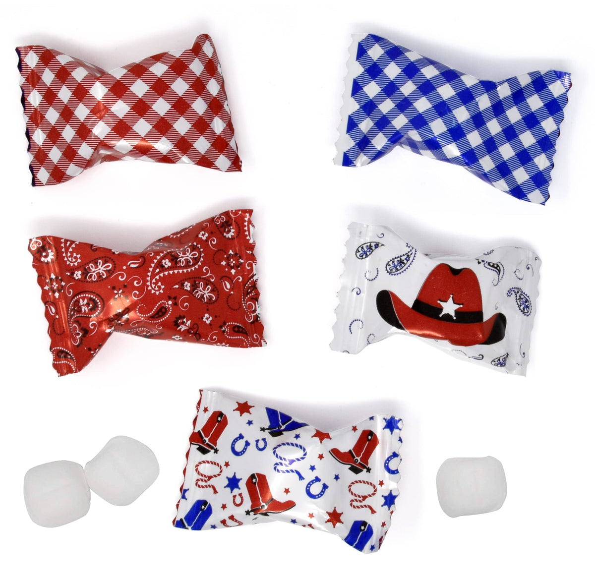 Gift Boutique Western Cowboy Butter Mints with bandanna design, ideal for party candy trays.