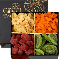 Gifted Sweets Dried Fruit Basket variety assortment highlighting easy sharing at gatherings