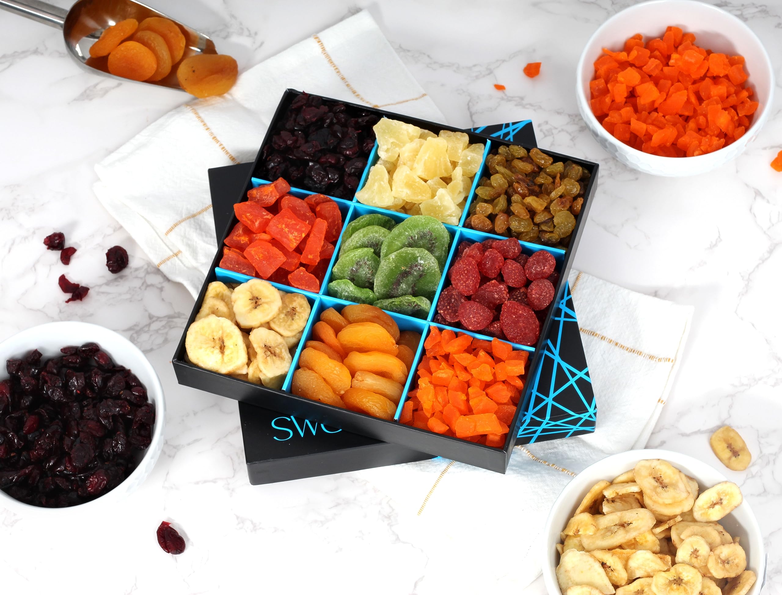 Gifted Sweets mango pieces, tropical flavor elevates any platter.