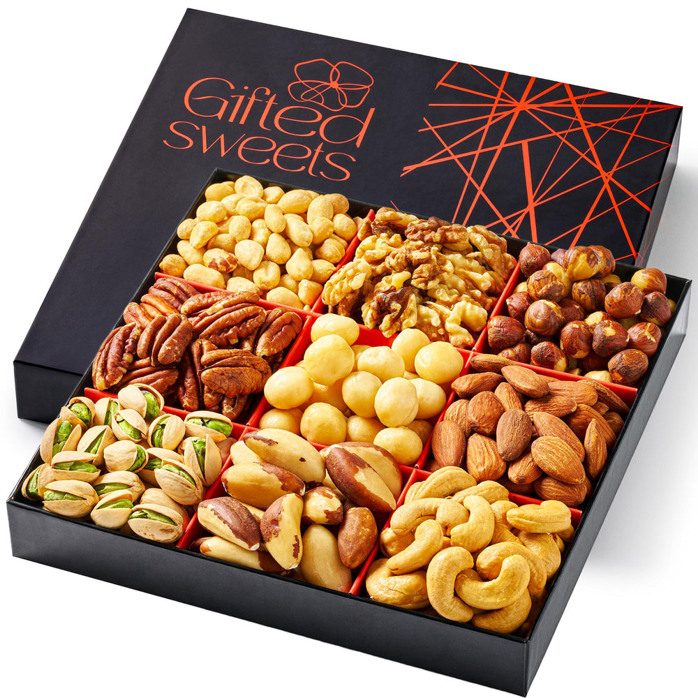 Gifted Sweets Nuts Gift Box Variety—premium mixed nuts for gifting and snacking