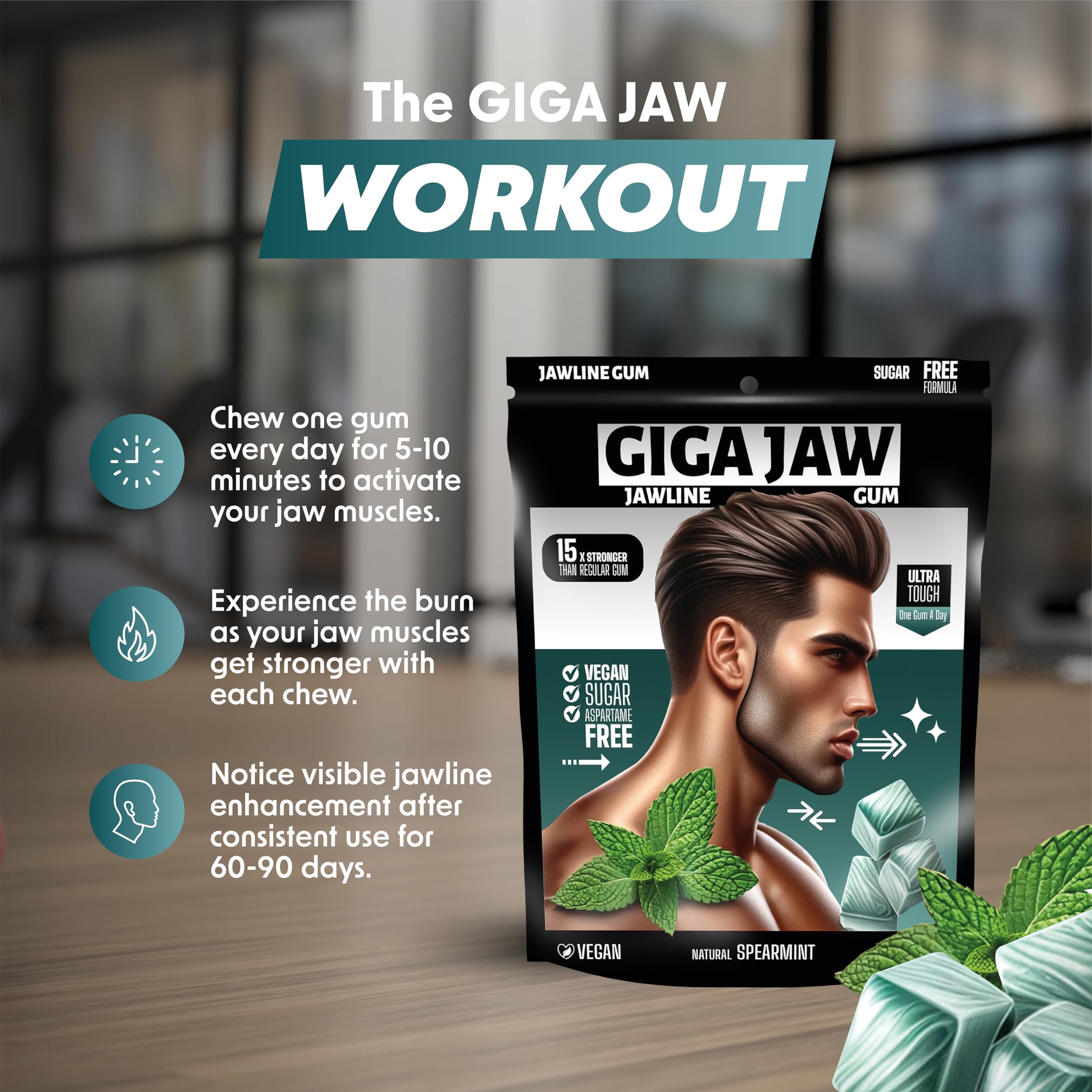 GigaJaw 30-piece pack for daily at-home or travel training.