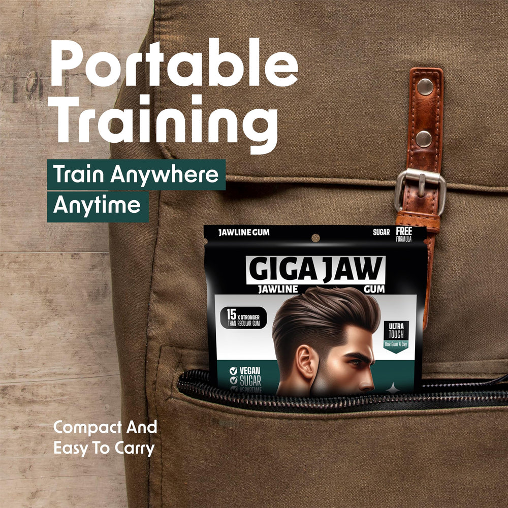 GigaJaw easy-open packaging for quick chewing sessions.