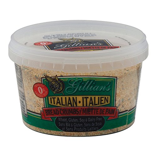 Gillian's Gluten Free Italian Bread Crumbs used to coat meat for frying.