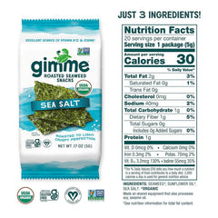 GimMe seaweed crispy texture close-up, inviting crunch.