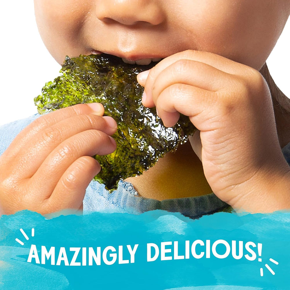 GimMe Four-Pack Box provides convenient seaweed snacks anytime anywhere.