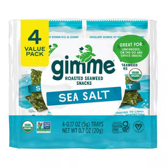 GimMe Sea Salt pack is a keto-friendly, crunchy on-the-go snack.