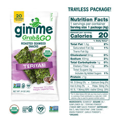 GimMe seaweed snack crisp sheets ready-to-eat, a healthy vegan choice.