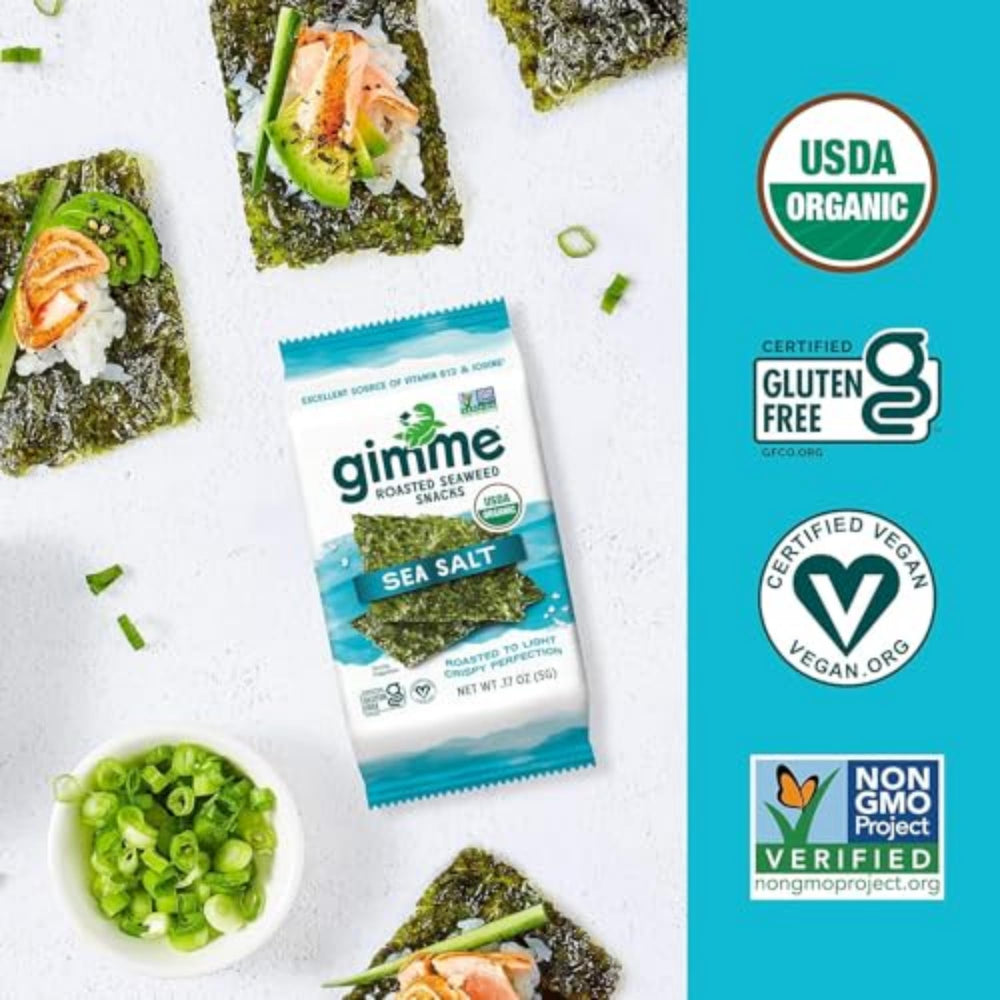 GimMe Seaweed sustainably harvested in Korea with mineral-rich profile