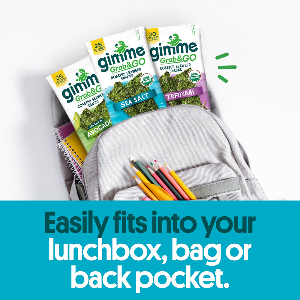 GimMe Seaweed Snack wasabi flavor sheets deliver bold on-the-go spice