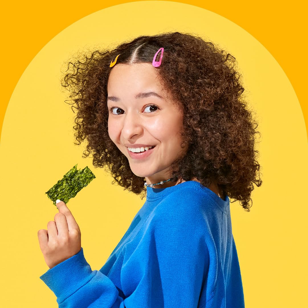 Sustainably harvested Korean seaweed, nutrient-dense and naturally flavorful.