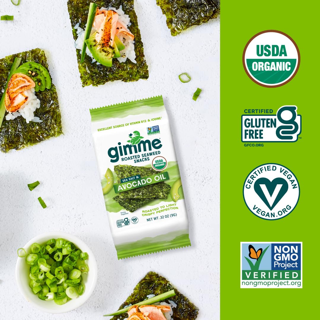 Sustainably harvested GimMe seaweed emphasizing responsible sourcing