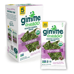 GimMe teriyaki seaweed pack for on-the-go snacking and keto-friendly options.