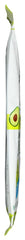 Close-up of GimMe Seaweed Avocado Oil Sea Salt ingredients with seaweed and avocado oil.