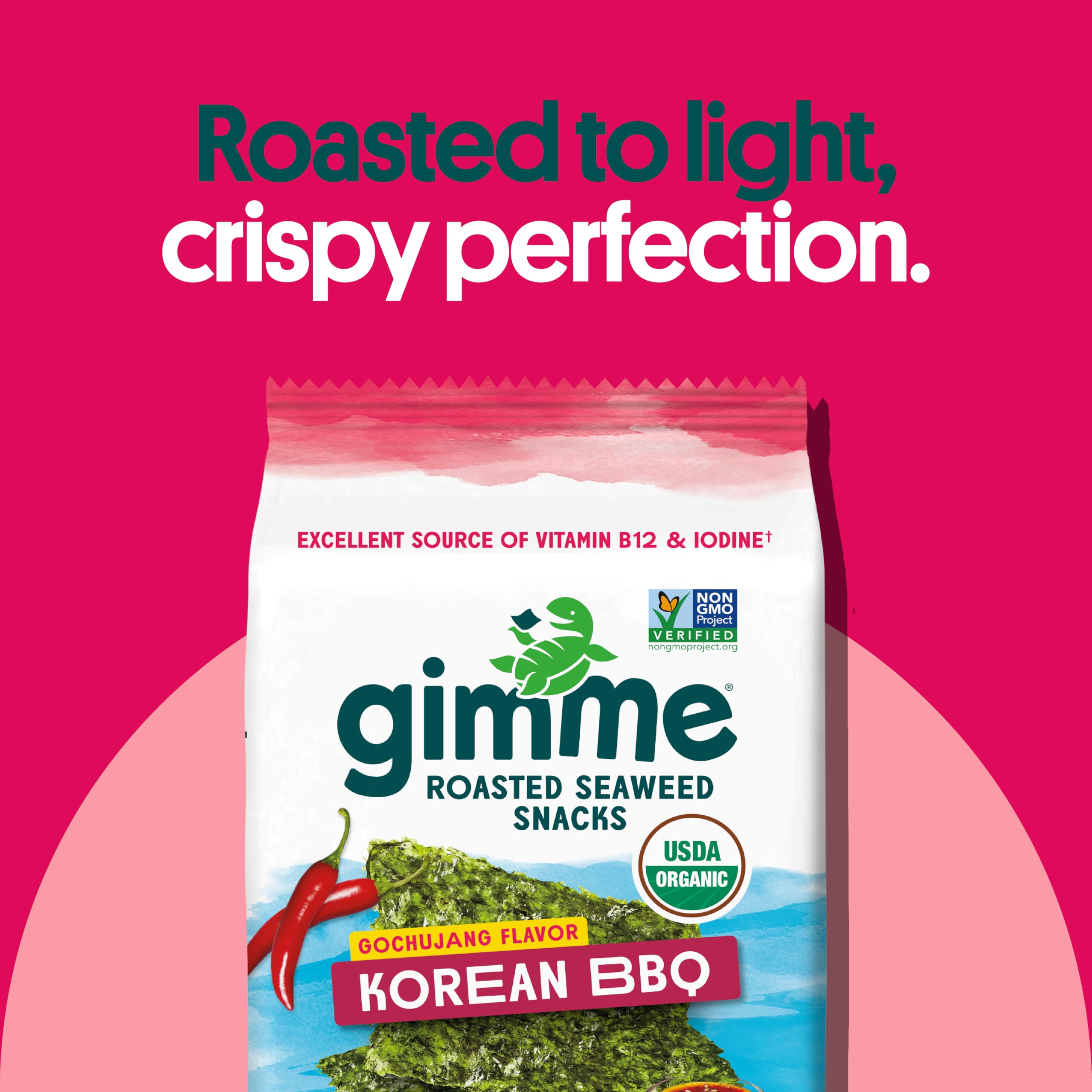 GimMe Seaweed in a lunchbox, ideal for kids and adults