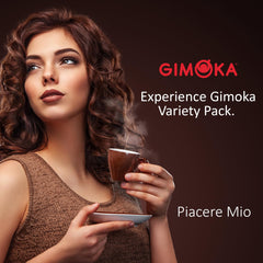 Gimoka Cremoso pod with smooth crema and balanced espresso profile