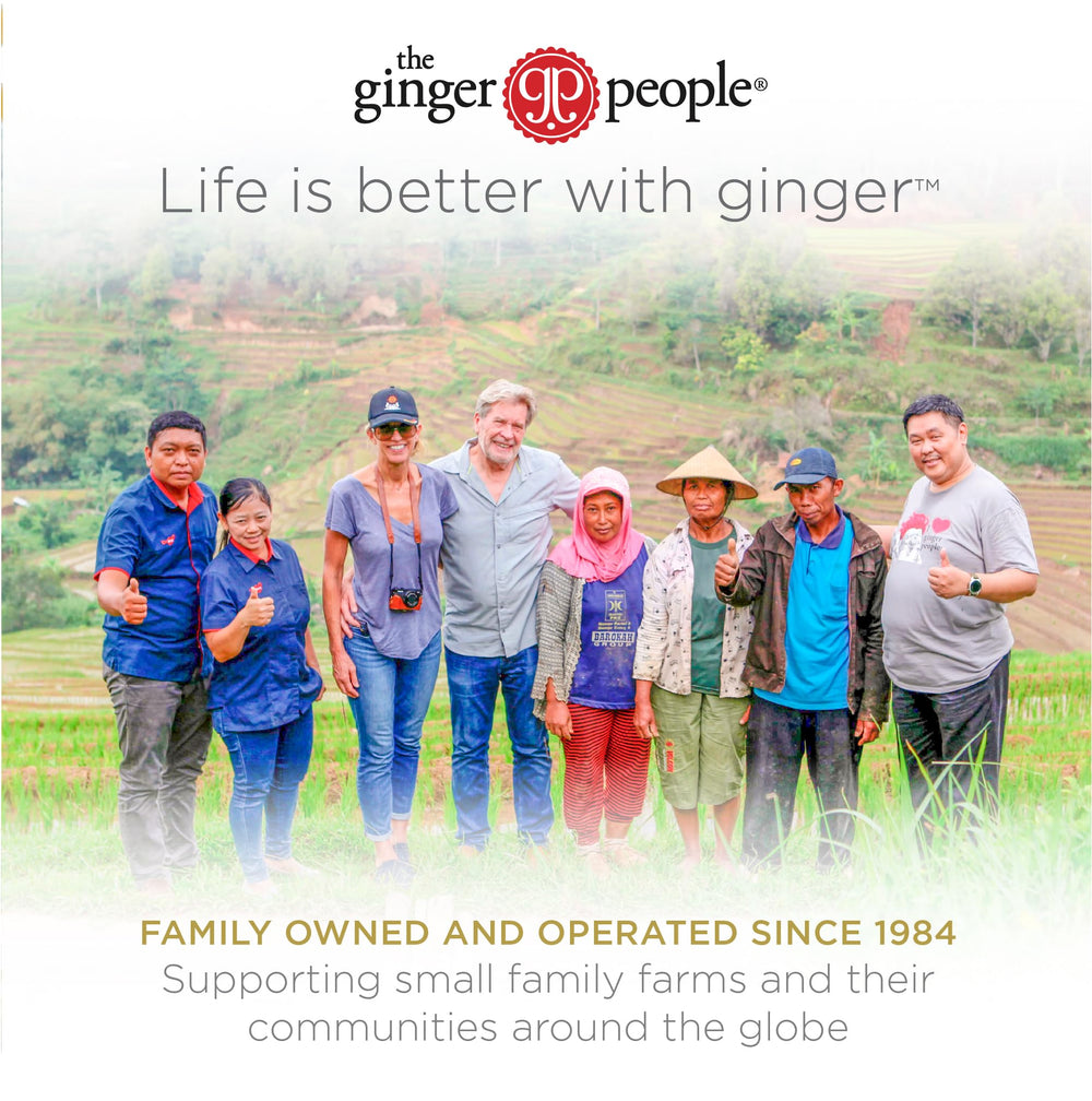 GIN GINS nutrition label shows gluten-free and vegan icons for mindful shoppers.