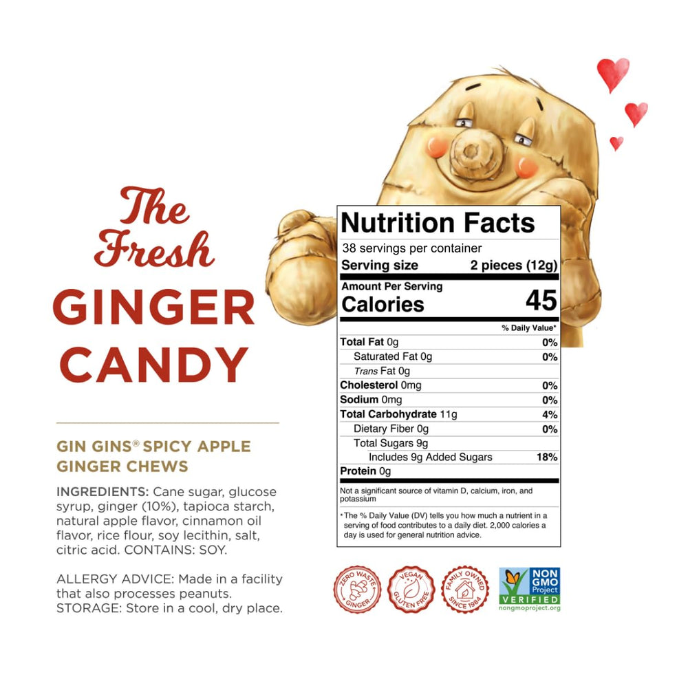 On-the-go GIN GINS ginger chews tucked in a gym bag for travel comfort