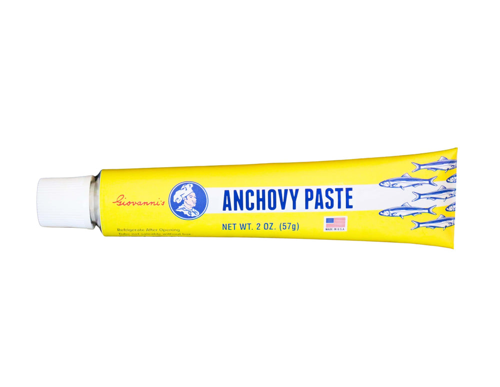 Creamy anchovy paste stirred into a dressing for depth and shine