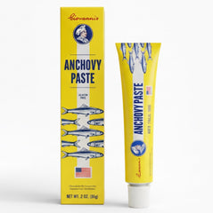 Giovanni's Anchovy Paste 2oz tube ready for use, compact and convenient
