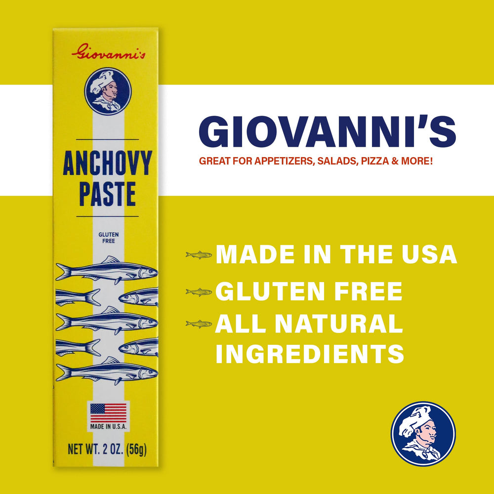 Crackers topped with anchovy paste for quick entertaining