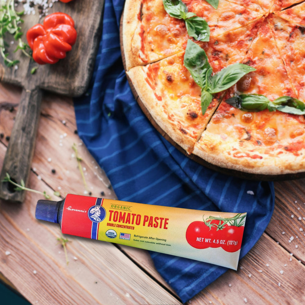 Two-tube pack offers convenient, controlled use for sauces and stews.