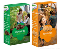 Girl Scout Cookies two-pack: Thin Mints and Do-si-do, perfect for sharing