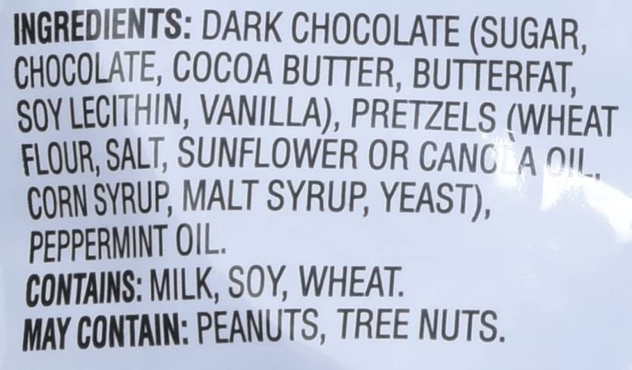 Girl Scout Thin Mints Pretzels no artificial flavors or colors.