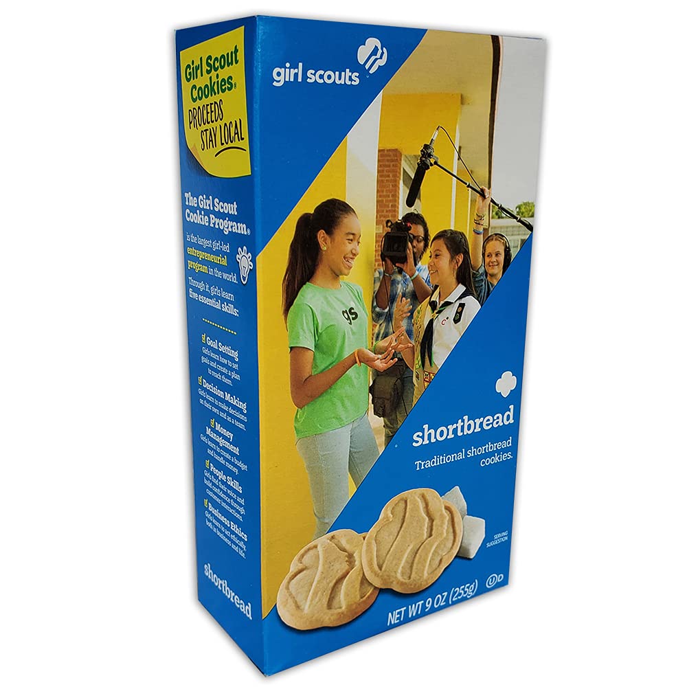 Girl Scouts Shortbread cookies pack for gifting and sharing