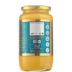 GirOrganic A2 Ghee ingredients label emphasizing gluten-free option.