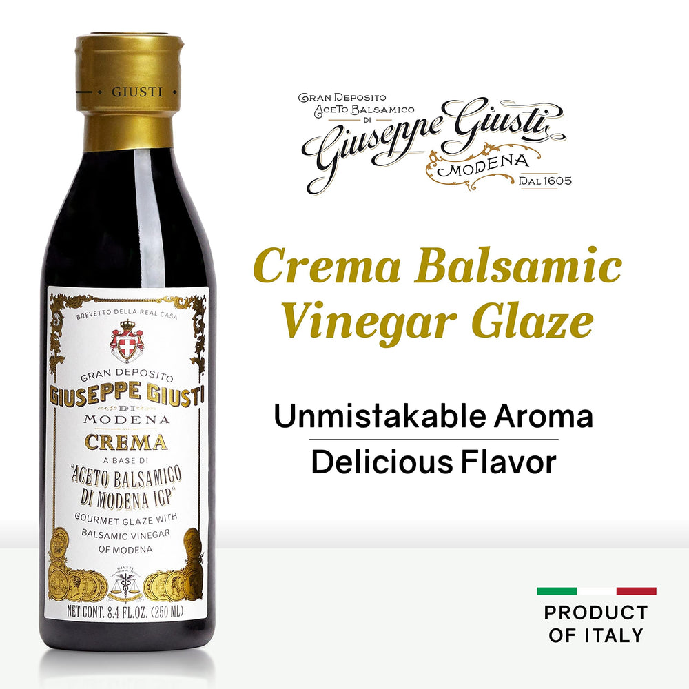 Giusti balsamic glaze cheese platter adds glossy finish and balanced sweetness