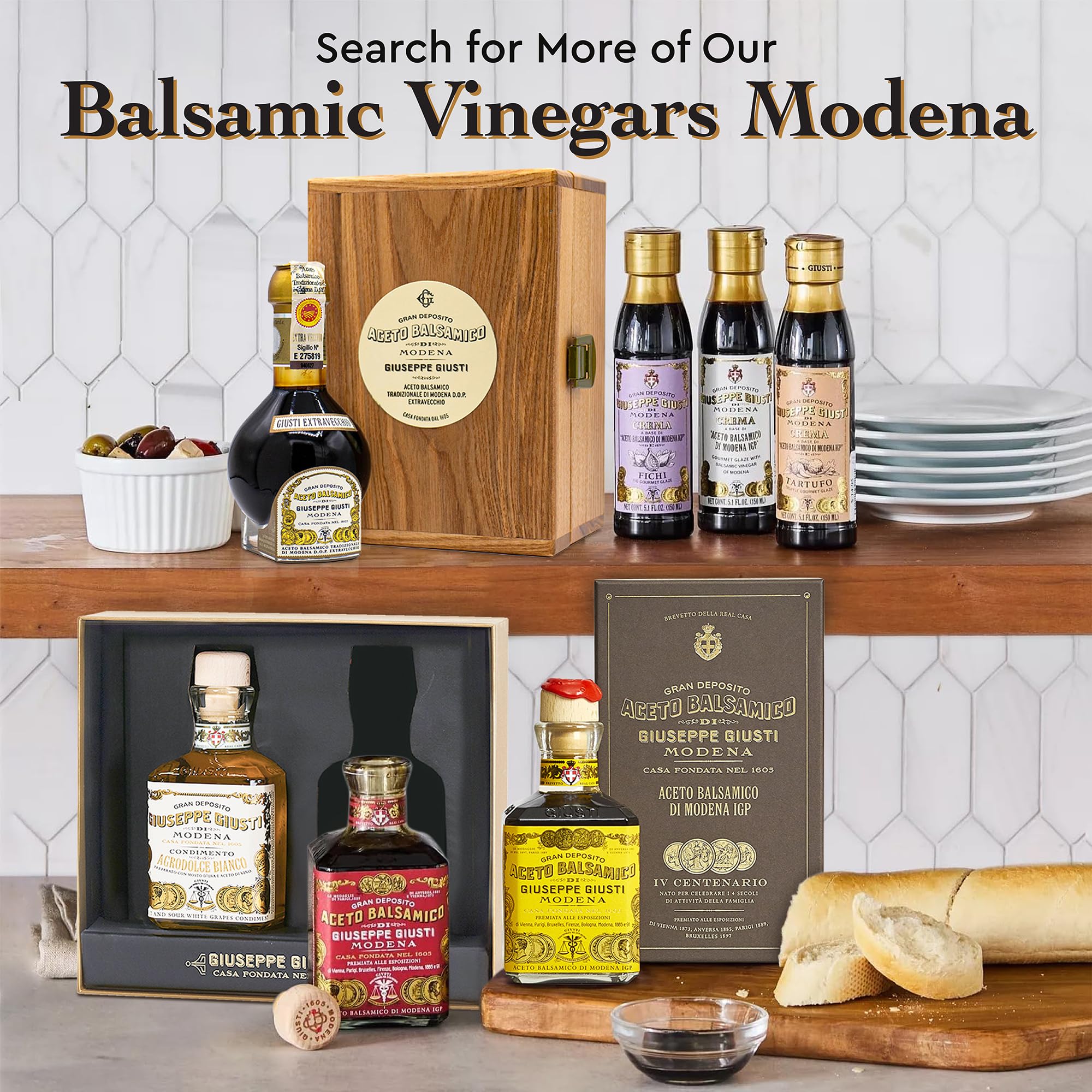 Giusti White Balsamic Dressing finishing drizzle to elevate meals