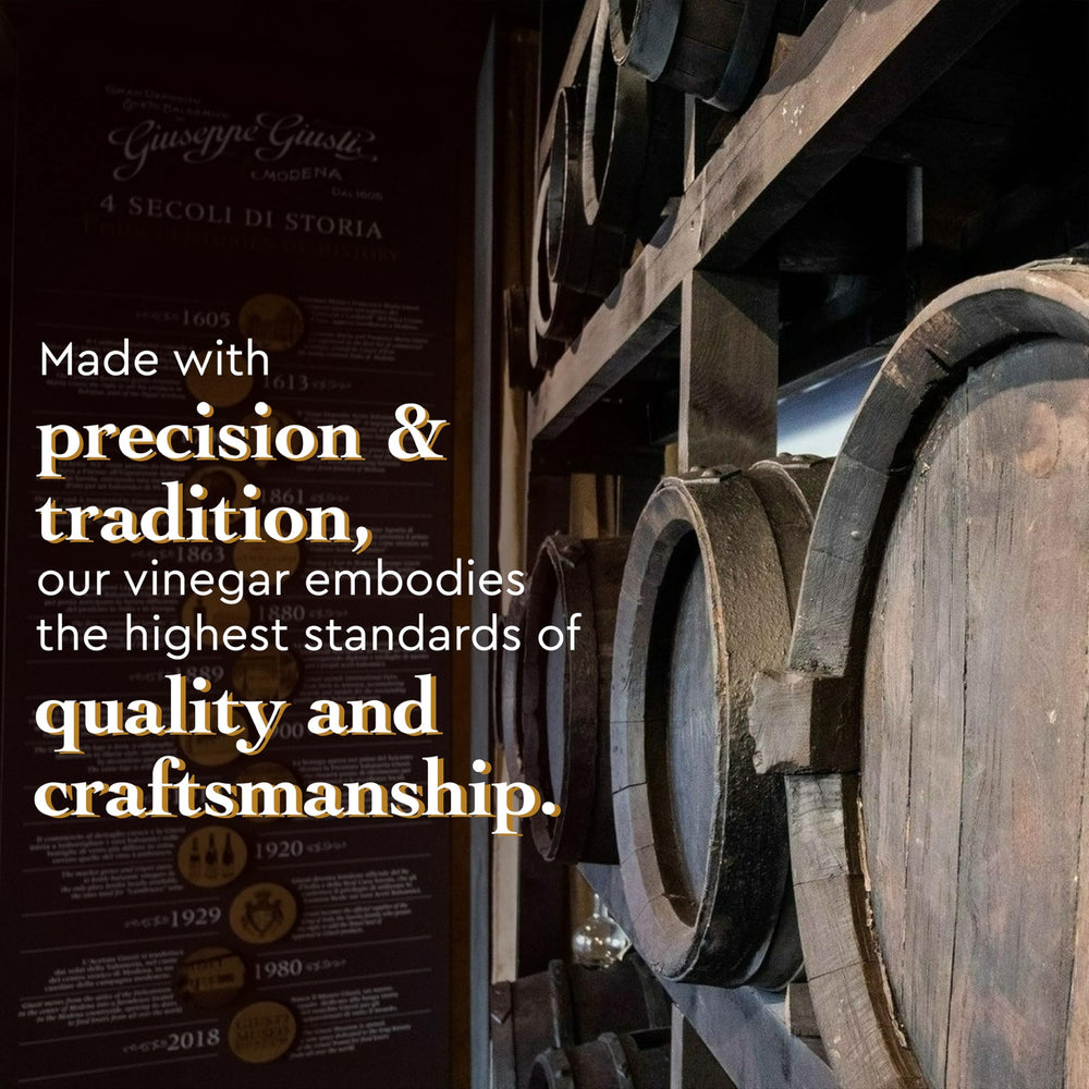 Giusti White Balsamic Dressing Italian craft heritage hinted in every drop