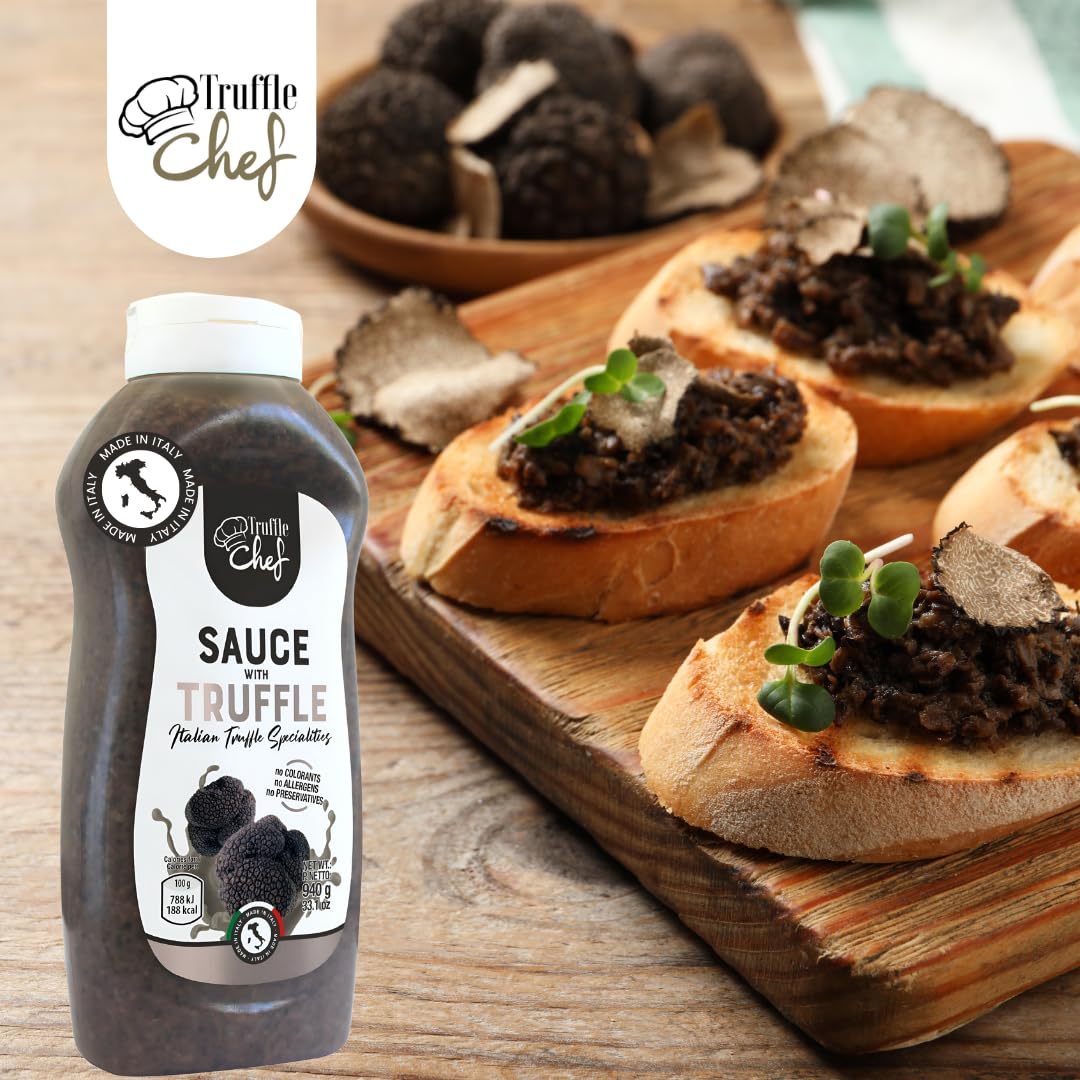 GL Truffle Gourmet Line extra virgin olive oil anchors the sauce for a smooth finish.