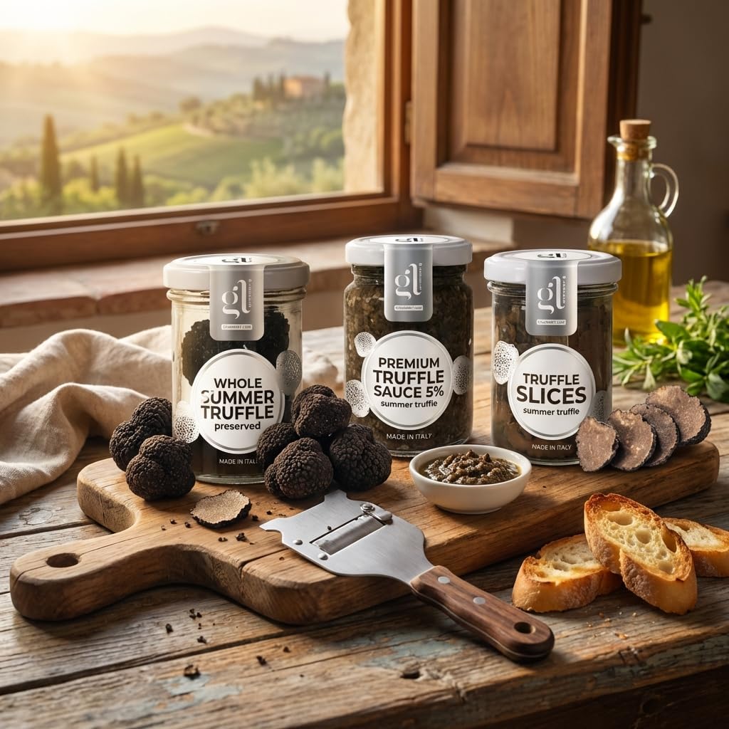 GL Truffle Gourmet Line serving with pasta for earthy truffle notes.