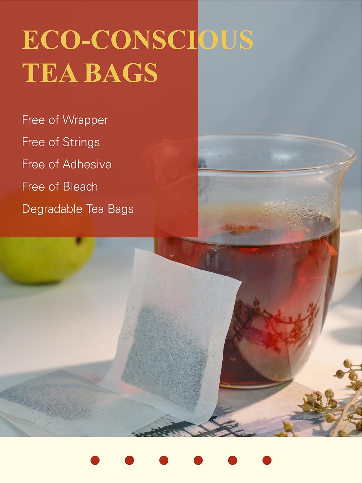 Steeping GLDNT Pu-erh tea produces a comforting, mellow cup.