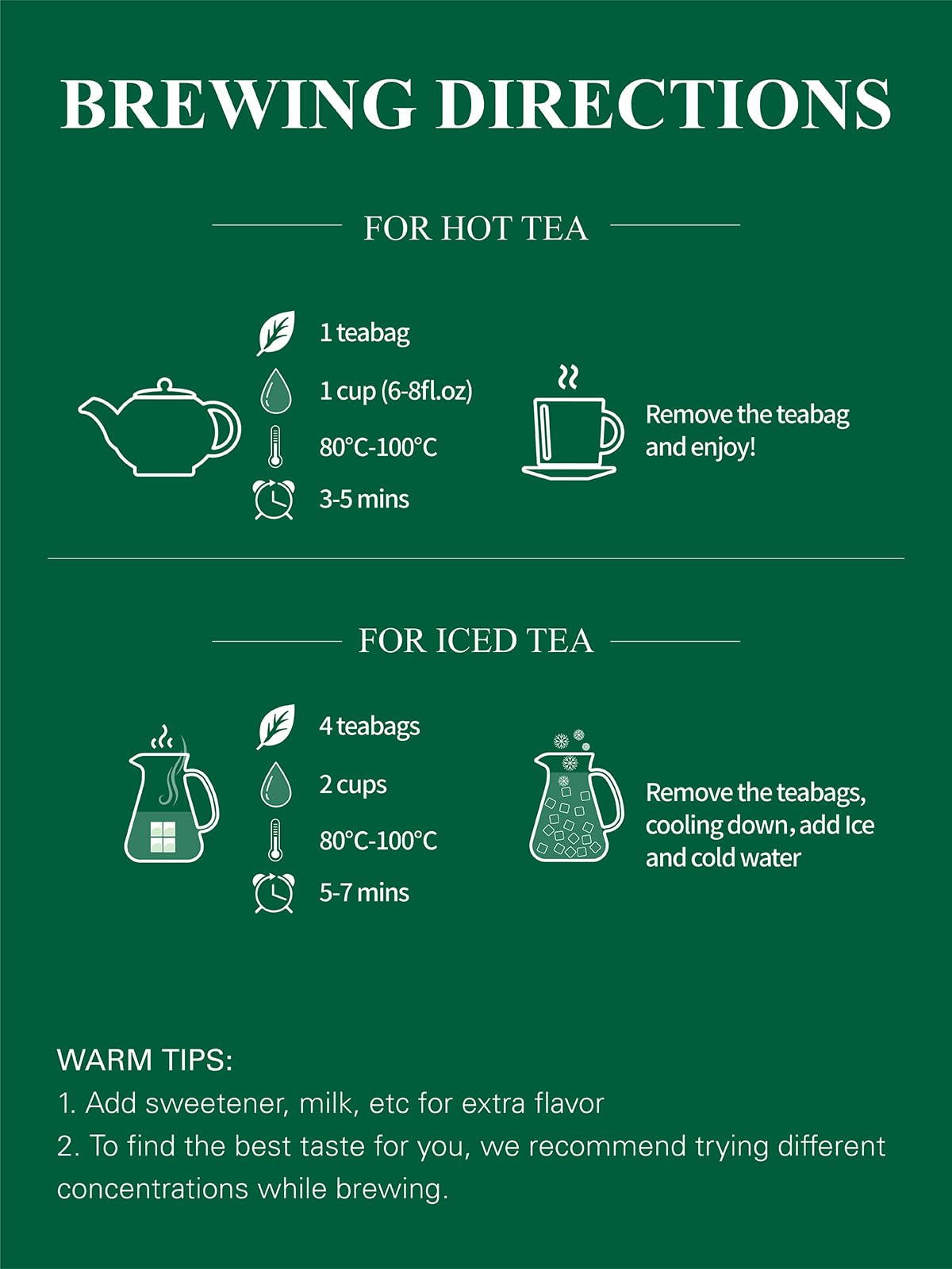 GLDNT Organic Decaf Green Tea Bags in brew preserves flavor
