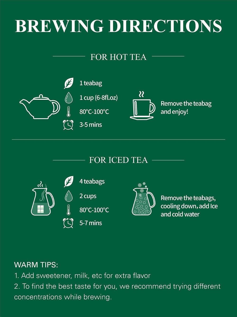 GLDNT Organic Decaf Green Tea Bags in brew preserves flavor
