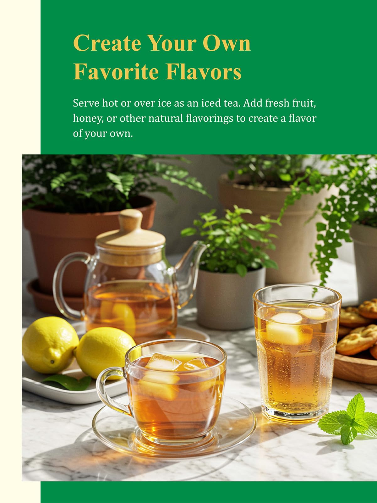 GLDNT Sun-dried lemon balm leaves capturing natural flavor and aroma