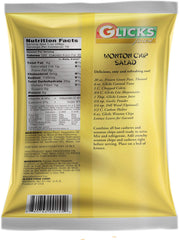 Glicks Wonton Chips soup topping—crunchy texture adding depth to bowls.